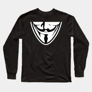 face mask anonymous Long Sleeve T-Shirt